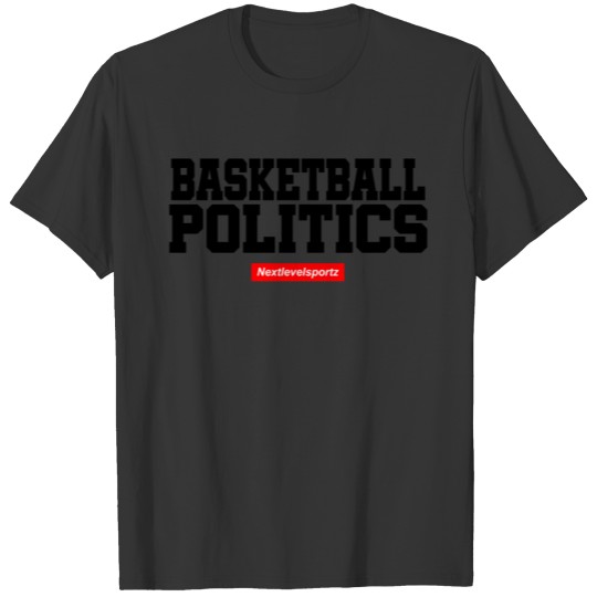 Basketball Politics - black T-shirt