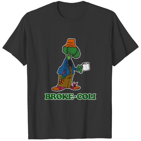 BrokeColi Broccoli - Funny Food Vegetables T-shirt