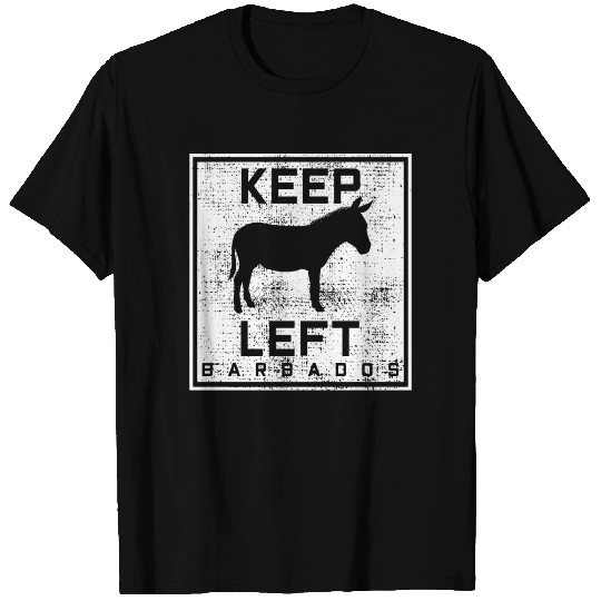 Barbados donkey street sign T Shirts