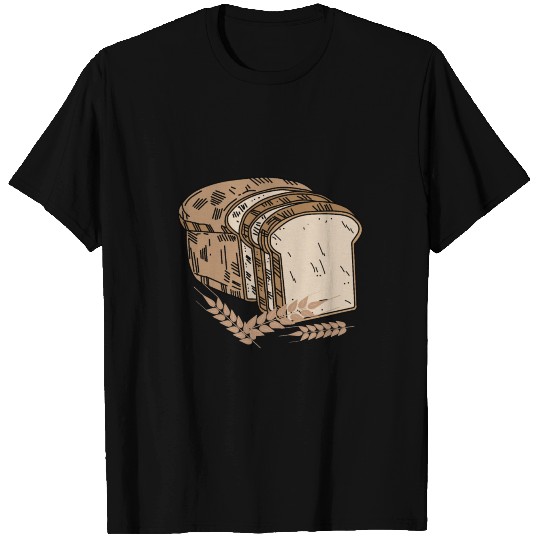 Toast Bread Cereal Slice Flour Wheat T Shirts