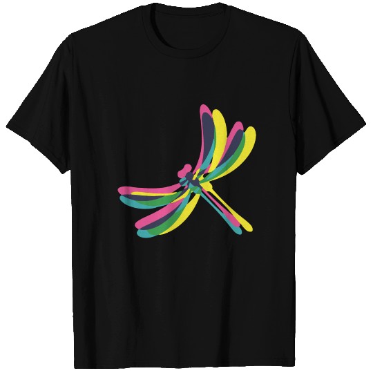 Dragonfly Colorful T Shirts