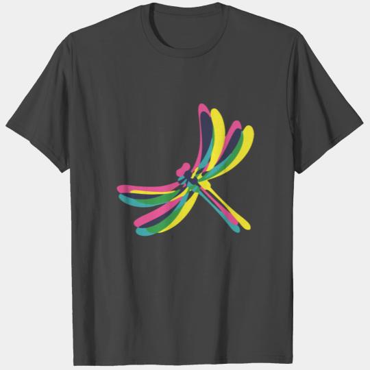 Dragonfly Colorful T Shirts