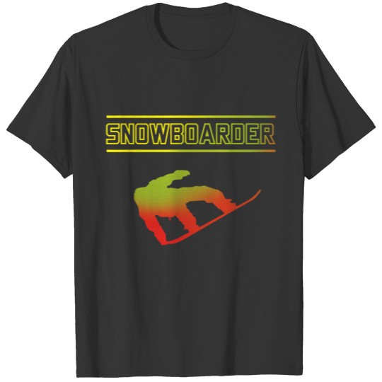 Jumping Snowboarder Boarder Snowboarding T-shirt