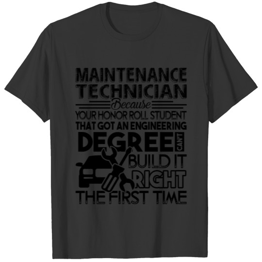 Proud Maintenance Technician T-shirt