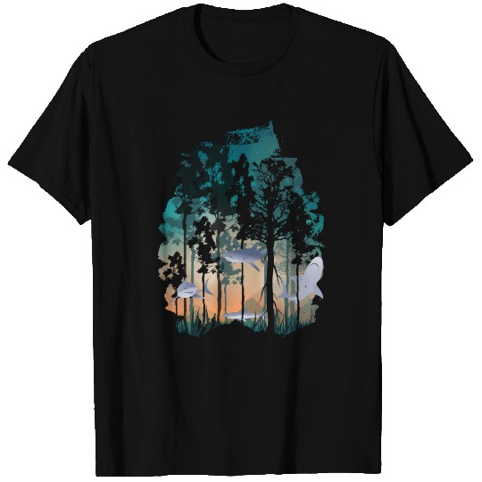 Rain forest shark T Shirts