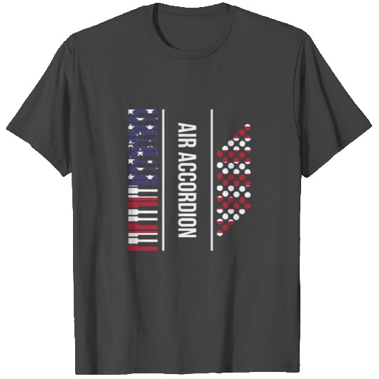 Air Accordion USA United States Stars Stripes Gift T Shirts