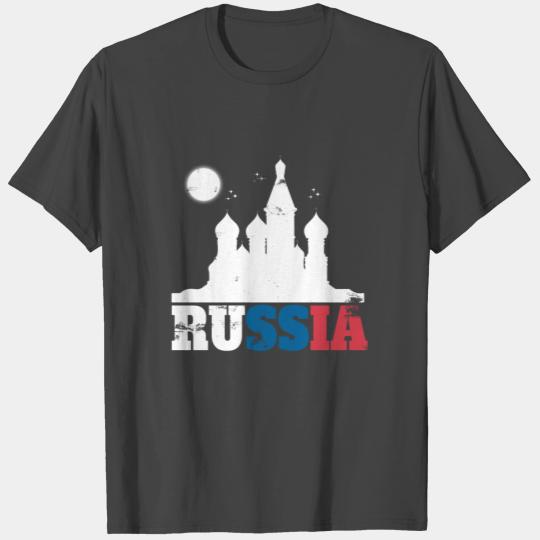 Russia gift military flag Putin T Shirts