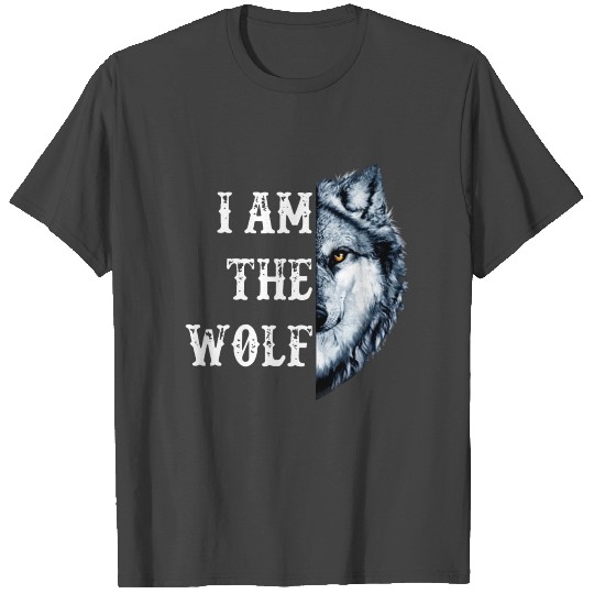 i am the wolf animals amazon scare eat meat kill w T Shirts