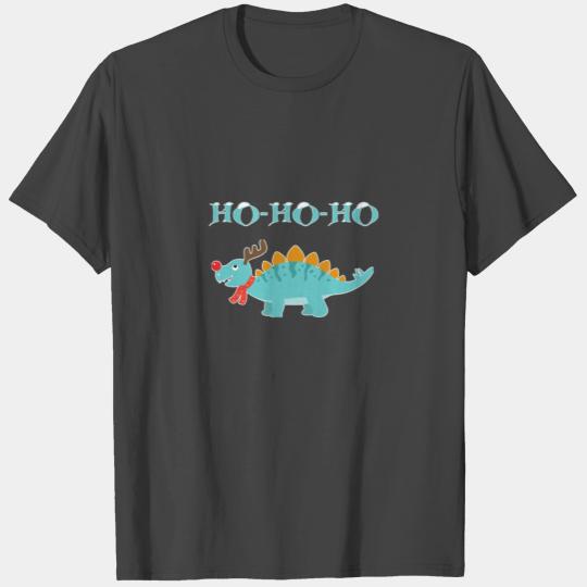 Funny Christmas Dino Ho-Ho-Ho Archaeology Gift T Shirts