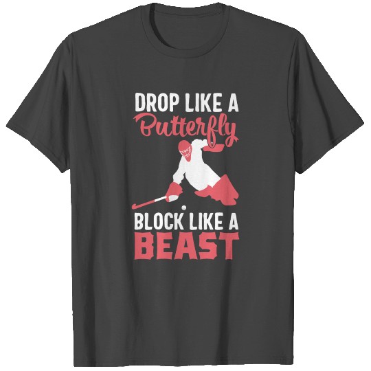 Field Hockey Goalie T Shirts Beast Hockey Player