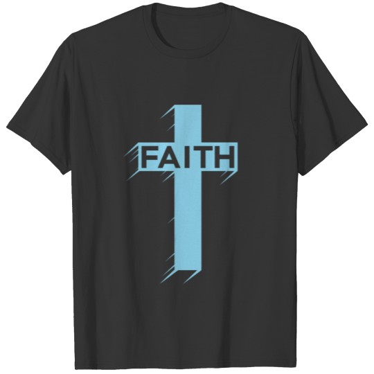 Faith Cross Baby Shower Baptism Sunday Pastor Gift T Shirts