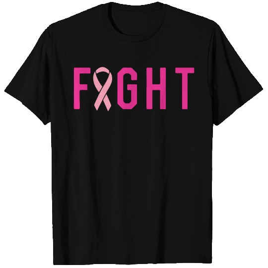 Fight Breast Girl T Shirts