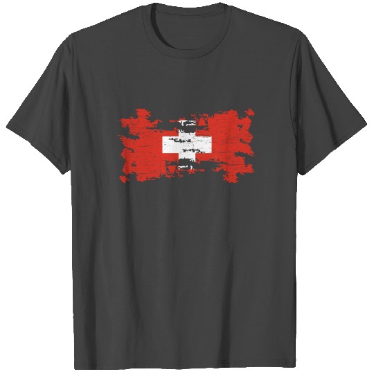 Switzerland gift mountains banner cheese T Shirts