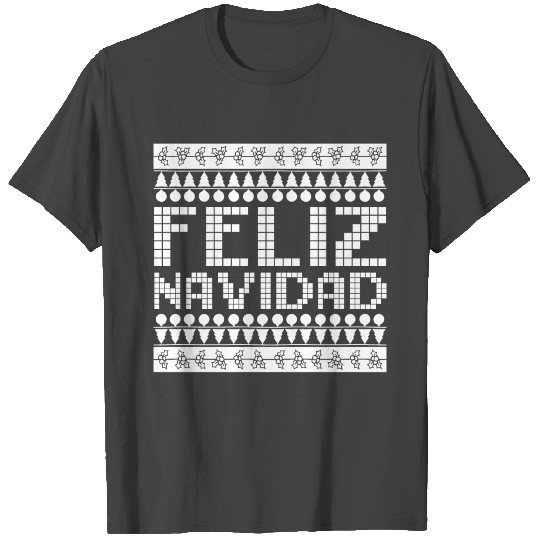 Christmas Spain Feliz Navidad Madrid Spanish Santa T Shirts