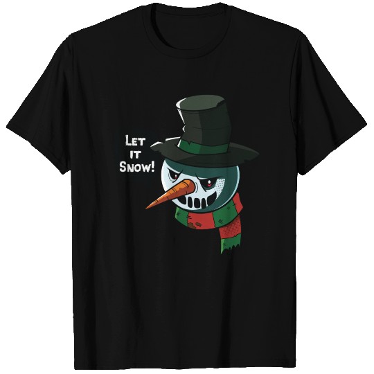 Angry snowman T Shirts