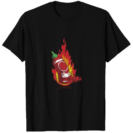 sriracha sauce merch T Shirts