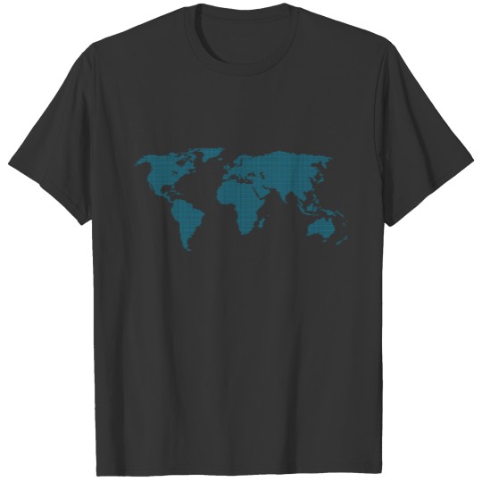 map of the world T-shirt