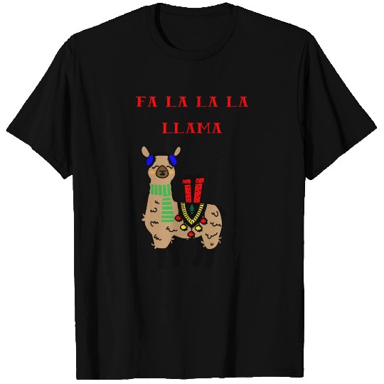 Fa La la la Llama T Shirts