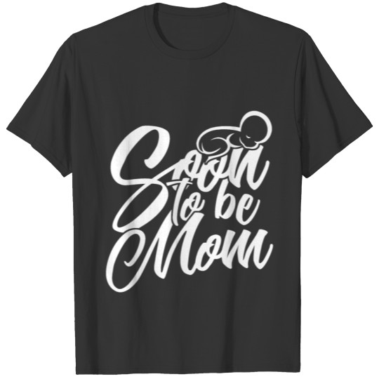 Soon to be mom gift christmas birth baby T-shirt