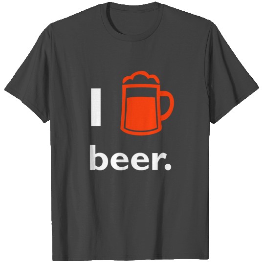 I Love Beer T Shirts