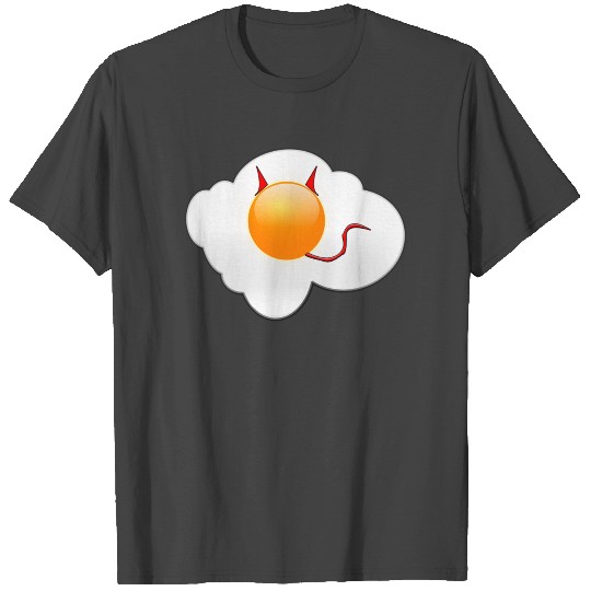 Deviled Egg Costume Horns & Tail Devil T Shirts Gift