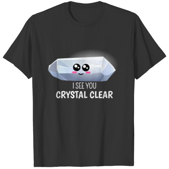 I See You Crystal Clear Funny Crystal Pun T-shirt