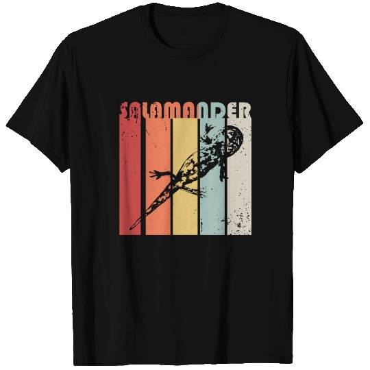 Retro Vintage Salamander T Shirts