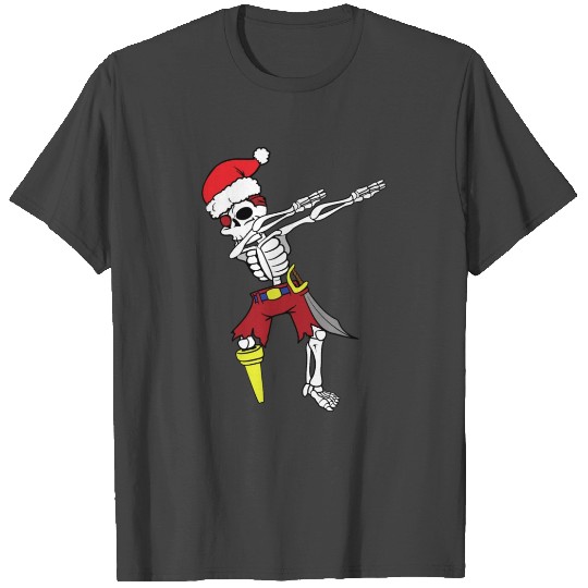 Christmas Xmas Dabbing Dab Skeleton T Shirts