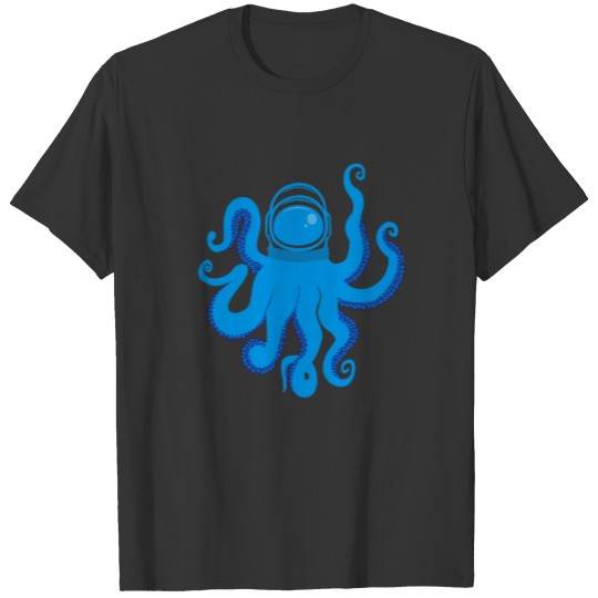 Diver scuba glasses glass Octopus T-shirt