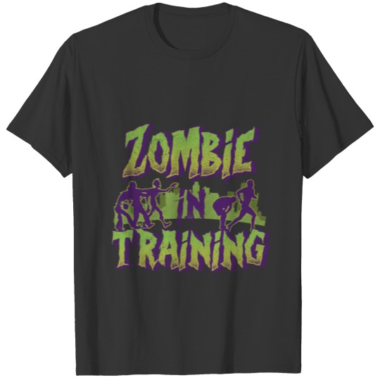 Zombie in Training | Funny Retro Halloween T Shirts