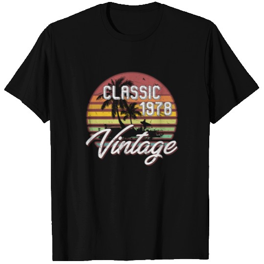 40th Birthday Gifts Retro Vintage 1978 T Shirts