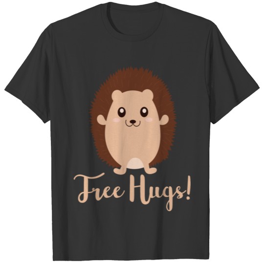 Funny Porcupine - Free Hugs - Animal Wildlife T-shirt