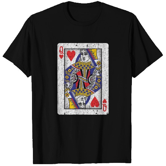queen of hearts playing card T Shirts