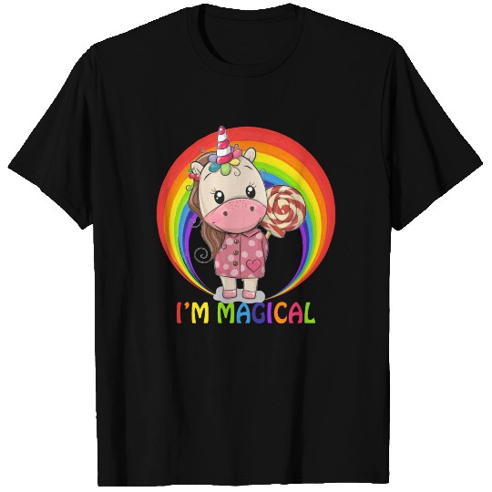 Lollipop Unicorn T Shirts