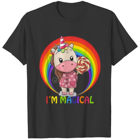Lollipop Unicorn T Shirts