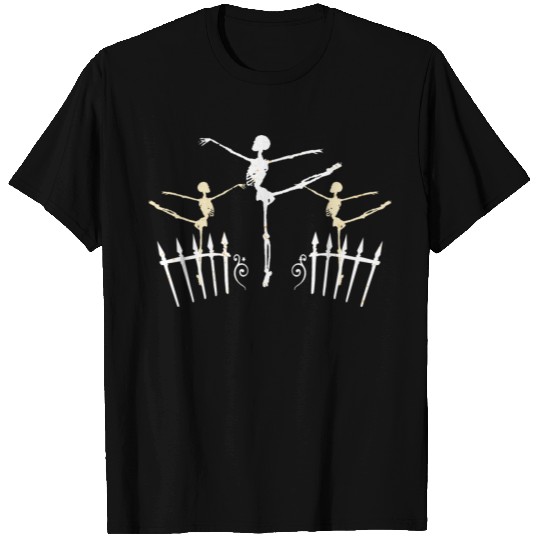 Funny Skeleton - Ballet Dancing Bones Movement T Shirts