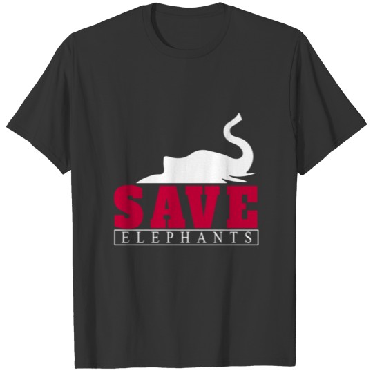 Save Elephants Gift Christmas Nature Care T Shirts