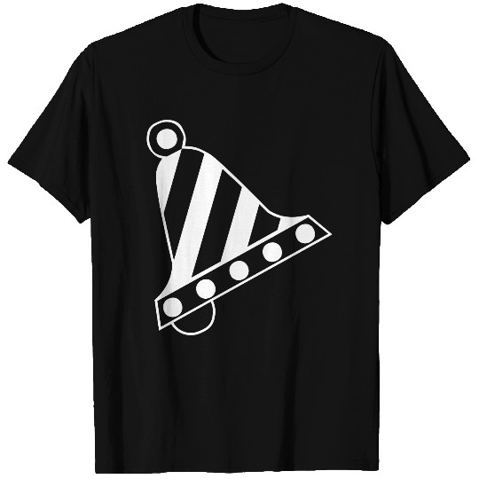 A Black-White Christmas Bell T Shirts