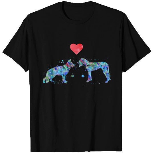 German Shepherd and Great Dane T Shirts