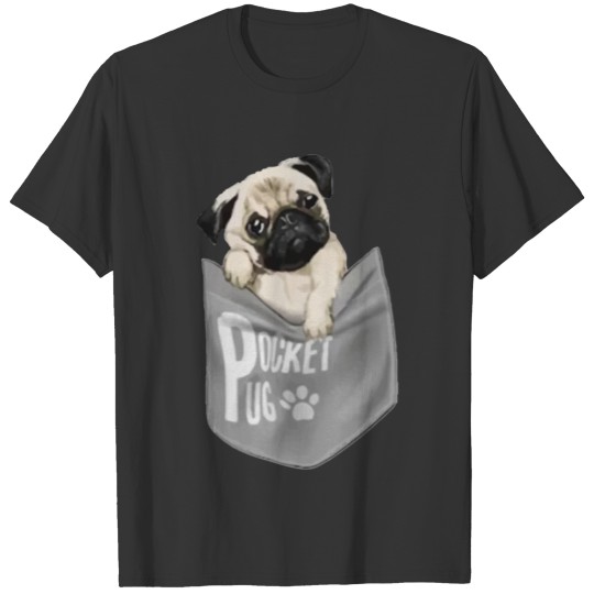 Pug in the pocket T Shirts