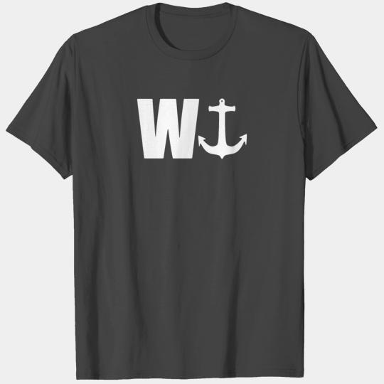 W Anchor T Shirts