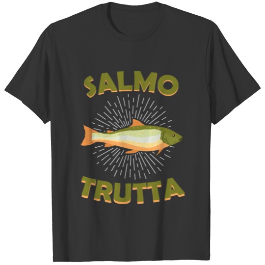 salmo trutta salmon trout fishing fly gift present T Shirts