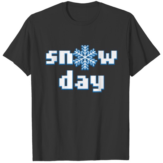 snow day winter ice crystal T Shirts