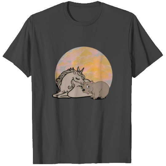 Wombat likes Unicorn - Limited Edition T Shirts