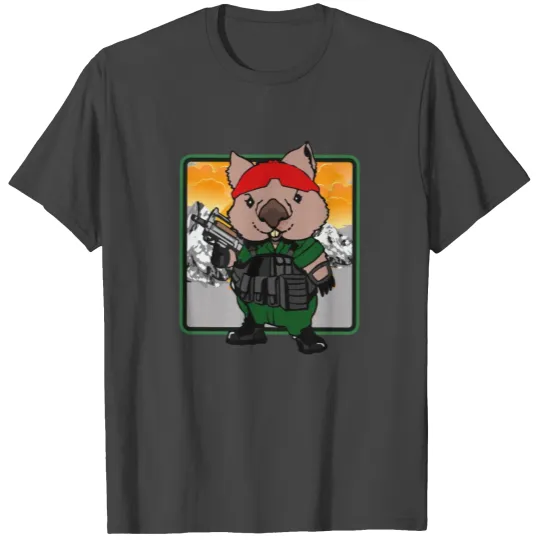 Action Killer Rambo Wombat - Limited Edition T Shirts