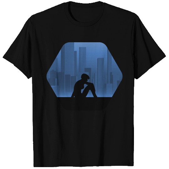 Ghost in the Shell blue T Shirts