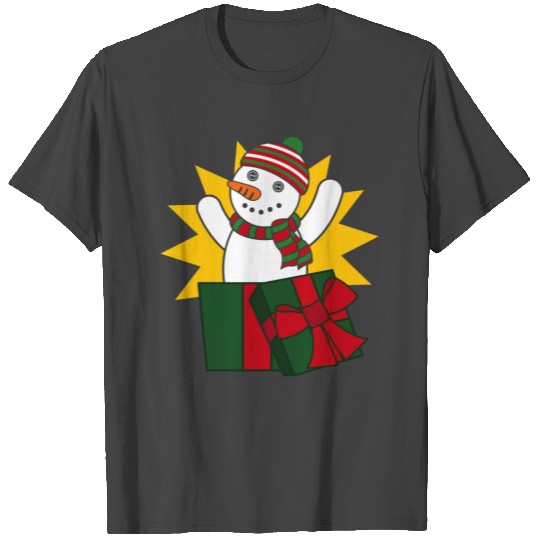Cute Funny Snowman Frosty Christmas Gift Package T Shirts