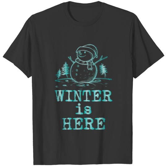 Wintertime Snowflake Christmas Gift Ice Cream T Shirts