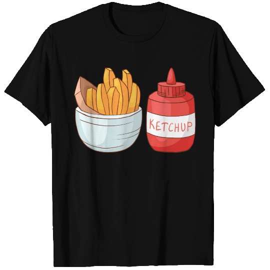 French Fries Ketchup T Shirts