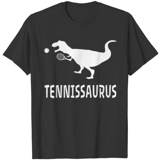 Tennis Dinosaur T-Rex Shirt Gift Christmas Present T-shirt